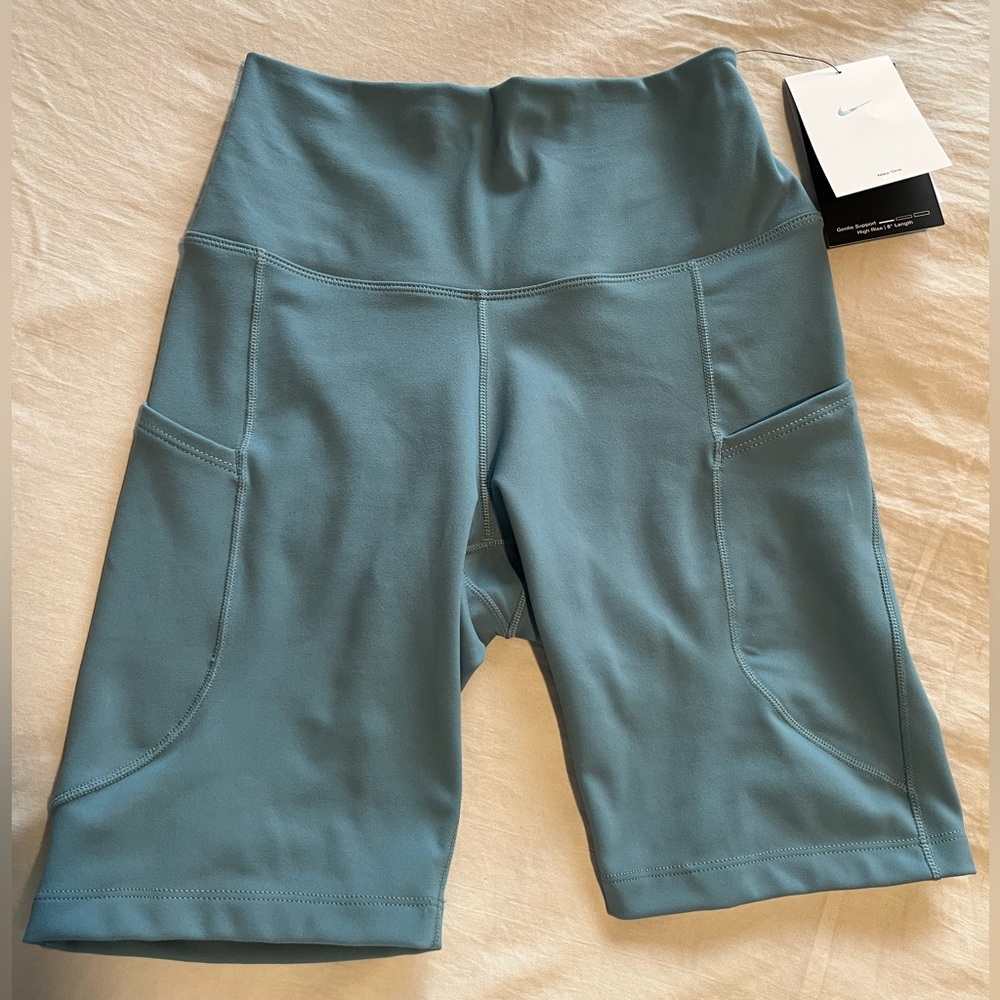 Nike Women's Teal Bike Shorts